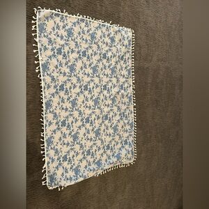 Floral Patterned fabric with Tassels